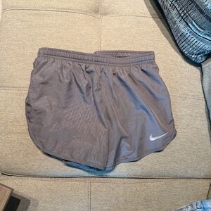 NEW Womens Nike Light Gray Running Shorts - Size Small